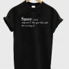 Sassy Definition T-shirt