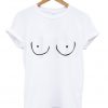 Short breast t-shirt