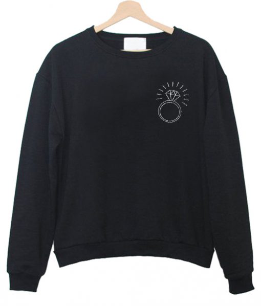 Silver ring sweatshirt