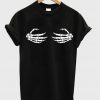 Skeleton Hand Tits T-Shirt