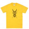 Stag Beetle Insect Print Ladies T-Shirt