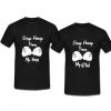 Stay Away From My Girl Boy Couple t shirt