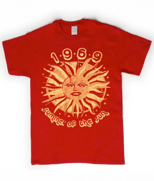 Summer of the sun 1969 t-shirt
