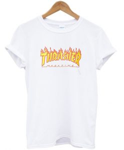 Thrasher White Colour T-shirt