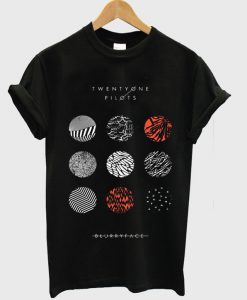 Twenty One Pilots Blurryface Pattern Circles t shirt