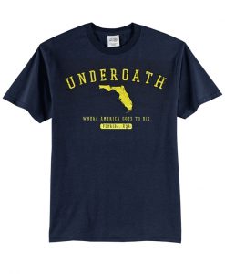 Underoath where america goes to die T-shirt