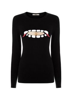 Vampire Teeth longsleeve t-shirt