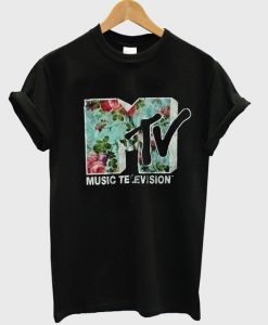 Vintage Floral Mtv T-Shirt