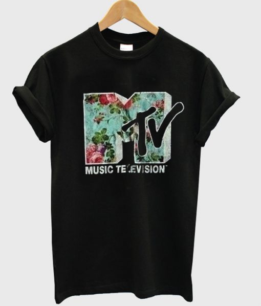 Vintage Floral Mtv T-Shirt