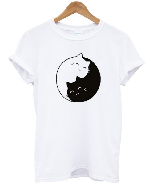 Yin Yang Cats Kittens T-SHIRT