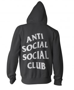 anti social social club black hoodie