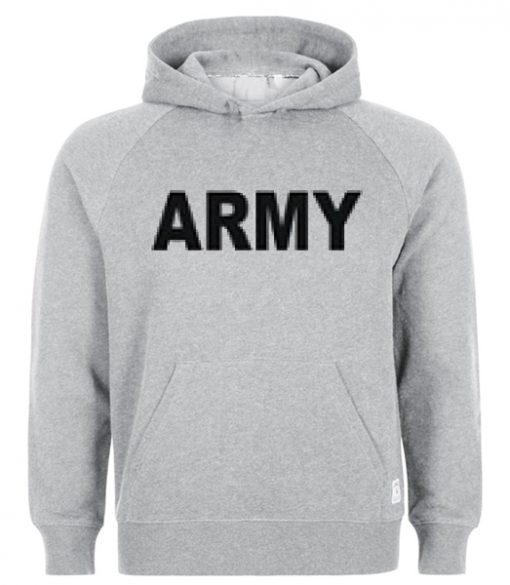 army slogan hoodie