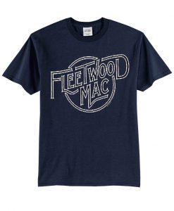 blue official Fleetwood Mac Band Logo t shirt.jpg