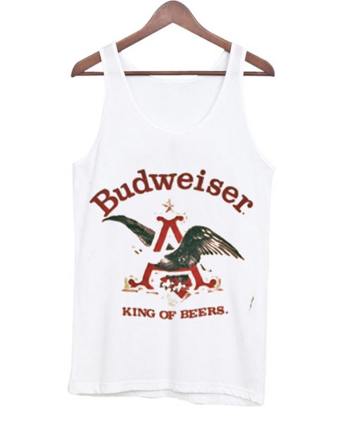 budweiser king of beers tank top