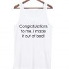 congrulation to me tank top
