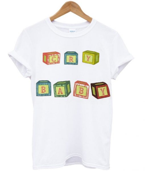 cry baby blocks t-shirt