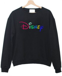 disney rainbow logo sweatshirt