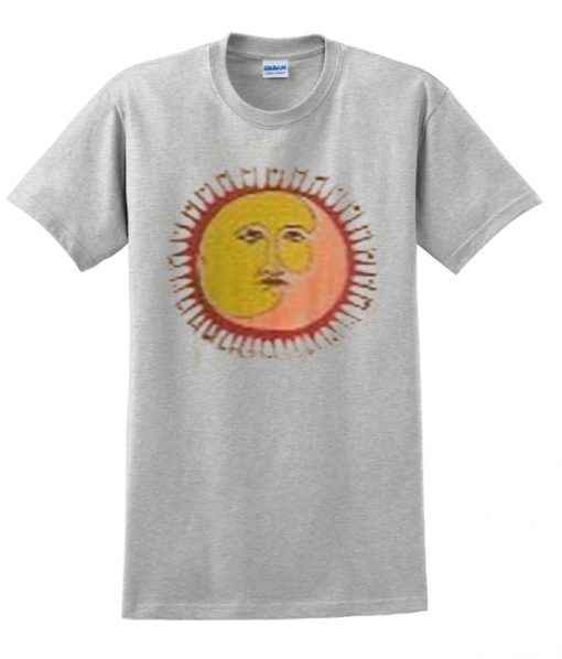 face like on the sun t-shirt