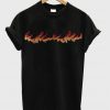 flame print t-shirt