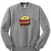 funny burger sweatshirt