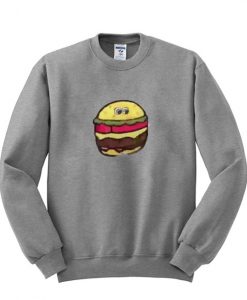 funny burger sweatshirt