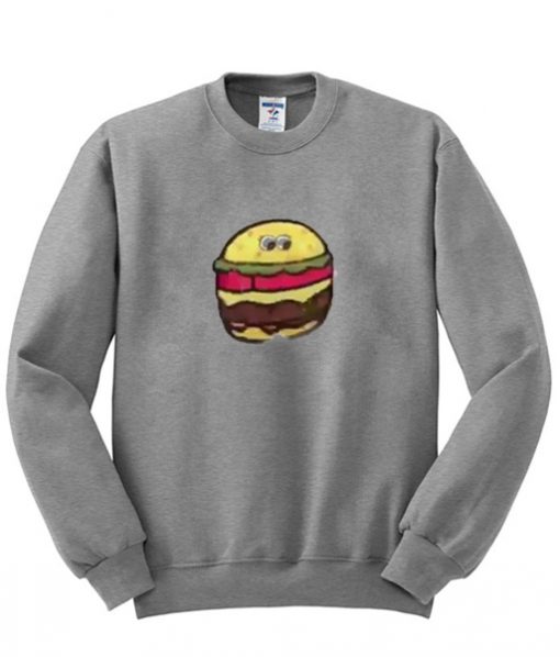 funny burger sweatshirt