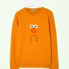 funny eyes nose sweatshirt