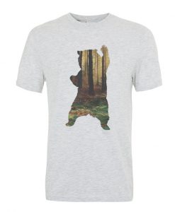 gambar beruang hutan t-shirt