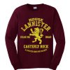 game of thrones lannister sweatshirt