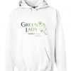 green lady hoodie