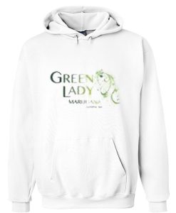 green lady hoodie