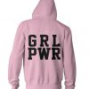 grlpwr hoodie back