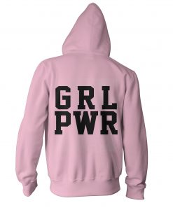 grlpwr hoodie back