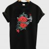 grunge roses t shirt