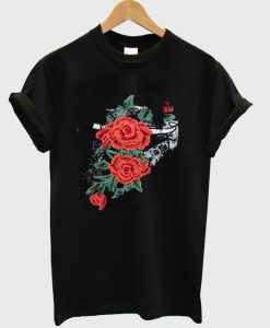 grunge roses t shirt