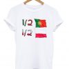 half Portuguese Polish t-shirt