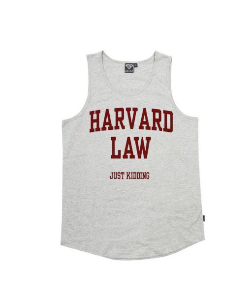 hardvard law tank top