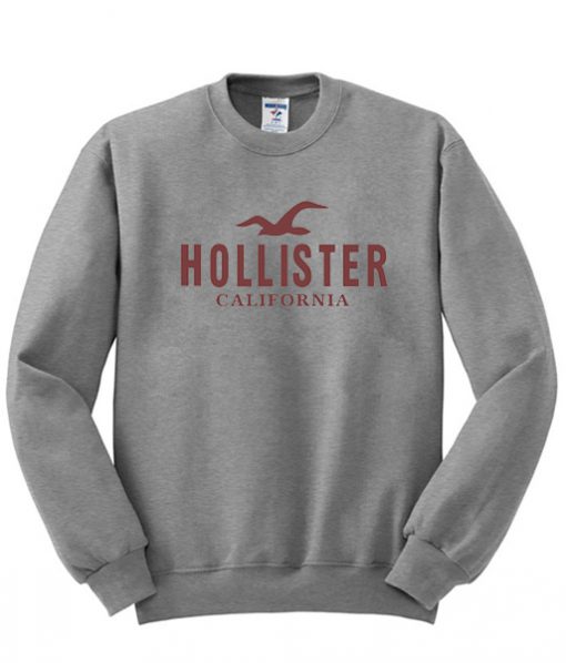 hollister california logo sweatshirt