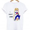 i dont care sailor moon tshirt