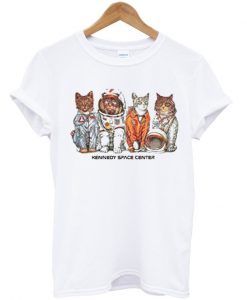 kennedy space center cat t-shirt