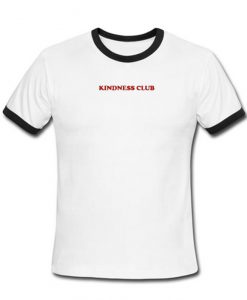 kindness club ringer t-shirt