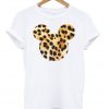 leopard print mickey t shirt