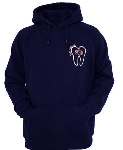 monogrammed dental hygienist hoodie