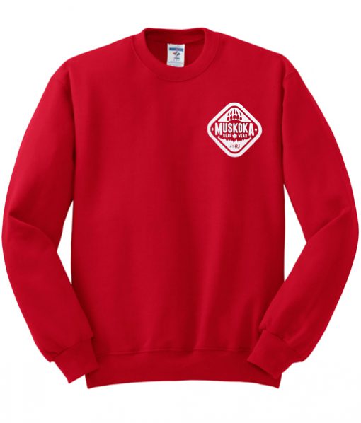 muskoka logo sweatshirt