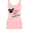 never stop dreaming disney tank top