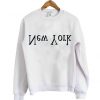 new york upside down sweatshirt