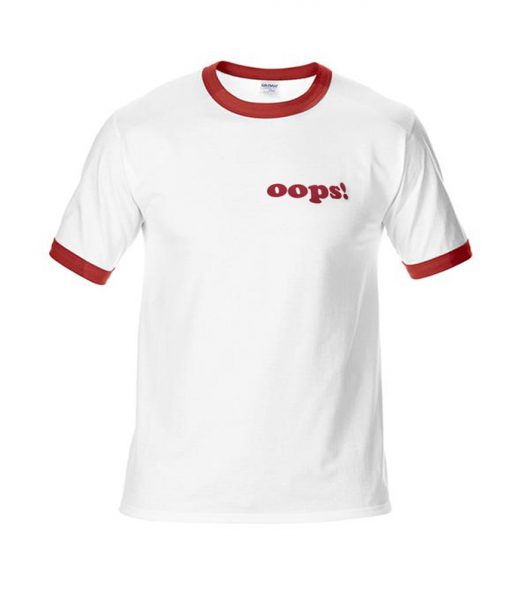 oops pocket ringer t-shirt