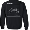 play for keeps trust no one sweatshirt back