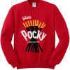 pocky chocolate sweatshirt