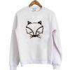 racoon face sweatshirt